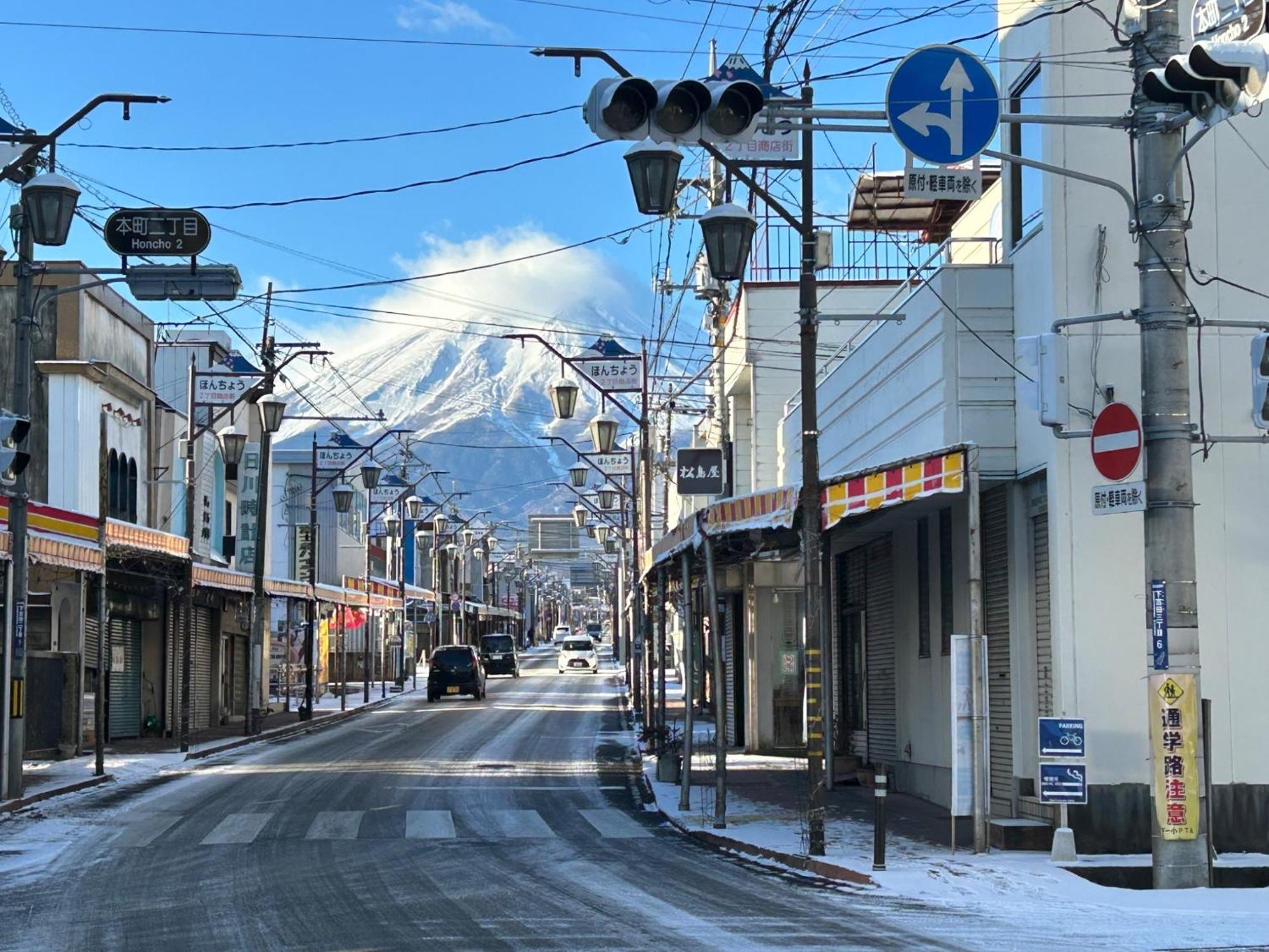 Guest House Fuji No Yado Akebono Building A - Vacation Stay 74316V Fujiyoshida Bagian luar foto